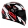Capacete Moto Fechado Ls2 Ff358 Classic Draze Branco Preto Vermelho C/ Selo Inmetro Lançamento