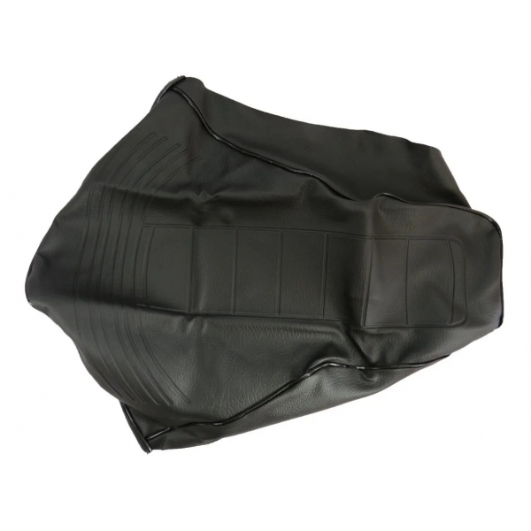 Capa De Banco Moto Yamaha Rd 125 Rdz 135 Frisada Modelo Original Preta C/ Escrita - Preto