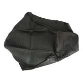 Capa De Banco Moto Yamaha Rd 125 Rdz 135 Frisada Modelo Original Preta C/ Escrita - Preto