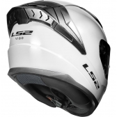 Capacete Moto LS2 FF810 Vigo Monocolor Preto Fosco Verde Militar Branco C/ Spoiler Masculino Feminino Lançamento - Branco