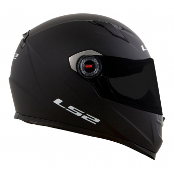 Capacete Moto Fechado Ls2 Ff358 Classic Monocolor Preto Fosco Esportivo C/ Selo Inmetro