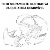 Capacete Moto Custom Peels F21 Mirage Classic Solid Piloto Aviador C/ Óculos Interno Queixeira Removível Lançamento - Preto Brilho