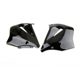 Par De Aba Lateral Tanque Cbx250 Cbx 250 Twister Preta 2001 2002 2003 2004 2005 Modelo Original - Preto