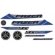 Kit Adesivos Faixa Fazer 250 Bl Flex Prata 2013 Jogo Adesivo