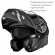 Capacete Moto Robocop Escamoteável Norisk Defender Motion Articulado C/ Óculos E Selo Inmetro - Preto Cinza Fosco