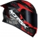 Capacete Moto Norisk Flow Robot Preto Vermelho C/ Spoiler + Viseira Fumê Extra Lançamento - Preto Vermelho