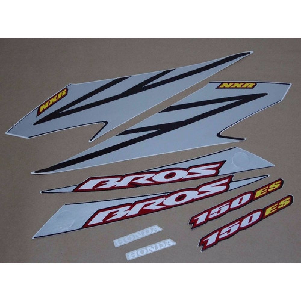 Kit Adesivos Faixa Nxr Bros 150 Es Preta 2007 Jogo Adesivo