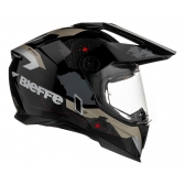 Capacete Moto Bieffe B-Trail Big Trail Frontier Estrada Desert Areia Preto C/ Óculos Sol Lançamento