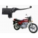 Burrinho Cilindro Mestre Freio Dianteiro Moto Cb 400 Cb450 Modelo Original C/ Manete - Preto