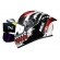 Capacete Moto Norisk Flow Moto Gp 96 Daytona Branco C/ Spoiler + Viseira Colorida Extra Lançamento