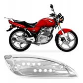 Protetor Escapamento Escape Traseiro Moto Suzuki Yes 125 2005 até 2013 Latinha Modelo Original Cromado