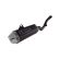 Escapamento Escape Esportivo Moto Xre 190 Ponteira F1 Tri Oval Mini ( Curto ) Fortuna - Preto