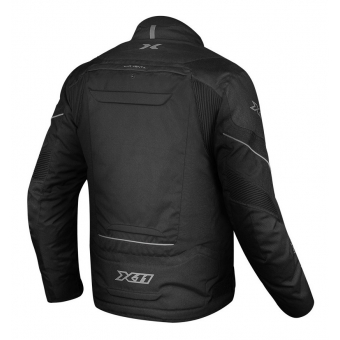 Jaqueta Moto Impermeável X11 Iron 3 Motoqueiro Esportiva C/ Proteção Preta