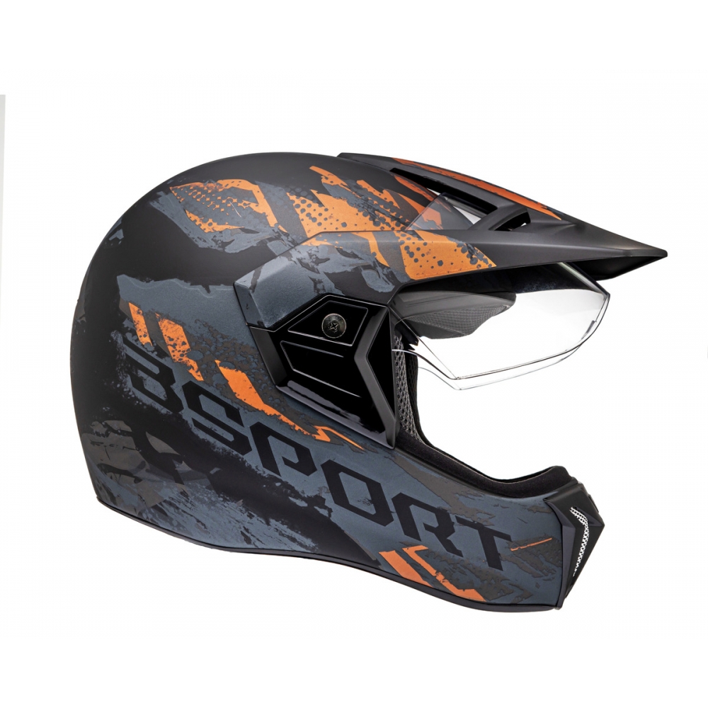Capacete Moto Bieffe 3 Sport Rusty Cross Trilha C/ Selo Inmetro Masculino Ferminino Lançamento