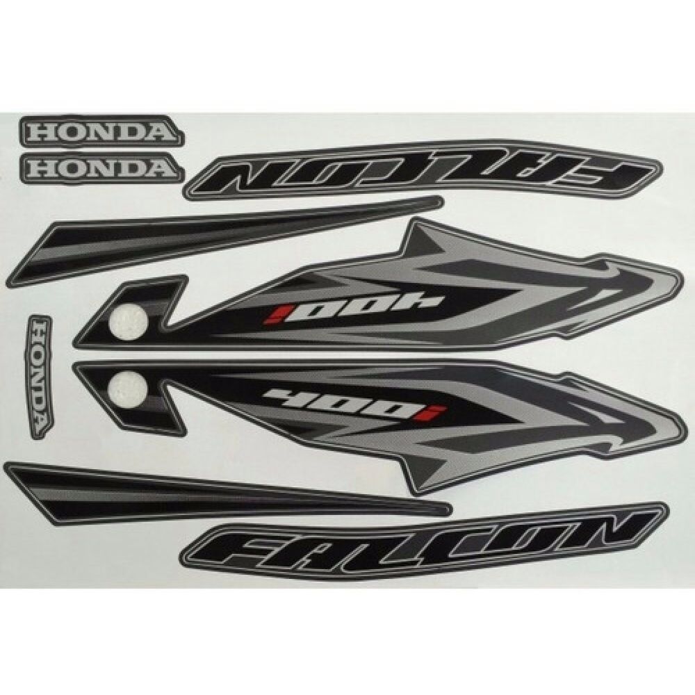 Kit Adesivos Faixa Nx 400i Falcon Preta 13/14 Jogo Adesivo
