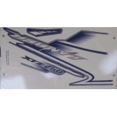 Kit Adesivos Faixa Xtz 250 Lander 2007 Azul Jogo Adesivo