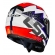 Capacete Moto Esportivo Fechado Ls2 Ff358 Classic Speedy Branco Roxo Laranja C/ Selo Inmetro