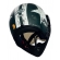 Capacete Moto Custom Peels F21 Us Army Tank Aviador C/ 2 Viseiras Queixeira Removível - Verde Militar