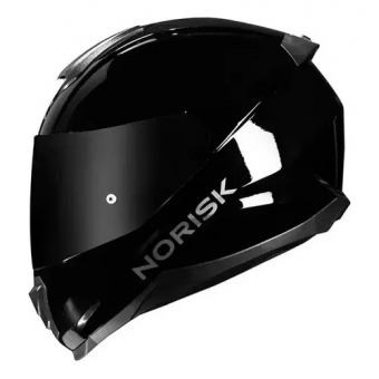 Capacete Moto Esportivo Fechado Norisk Razor Monocolor Solid Preto C/ Selo Inmetro