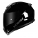 Capacete Moto Esportivo Fechado Norisk Razor Monocolor Solid Preto C/ Selo Inmetro - Brilho