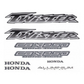 Kit Adesivos Faixa Cbx 250 Twister 2003 Preta Jogo Adesivo
