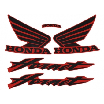 Kit Adesivos Faixa Cb 600 Hornet Vermelha 2005 Jogo Adesivo