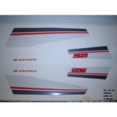 Kit Adesivos Faixa Ml Cg 125 Ml 1987 Preta Jogo Adesivo