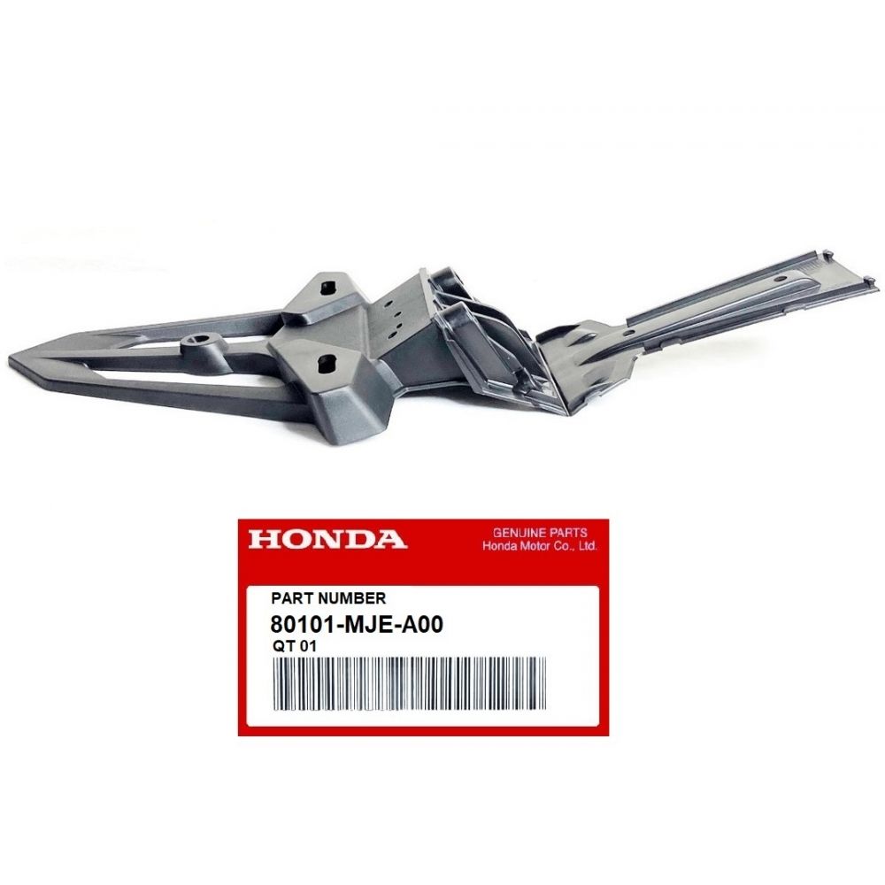 Paralama Suporte Placa Moto Cb 650 F Cbr 650 F 15/19 Traseiro Original Honda - Preto