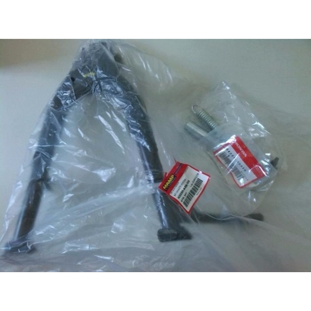 Cavalete Apoio Descanso Central Moto Cg Titan 150 Fan 150 Original Honda Completo C/ Pino Mola