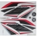 Kit Adesivos Faixas Fazer 250 Flex Branca 2017 Jogo Adesivo