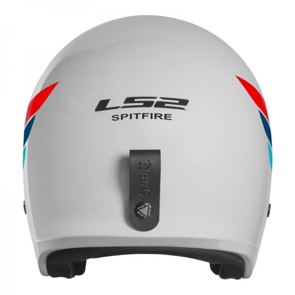 Capacete Moto Aberto Ls2 Of599 Spitfire Custom Vintage Retro Harley C/ Óculos e Selo Inmetro Masculino Feminino - Branco