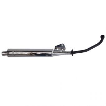 Escapamento Escape Esportivo Moto Pop 110 110i F1 Turbo Redondo Boca 0 Zero Fortuna