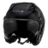 Capacete Moto Peels Mirage Edge Preto Camaleão Custom Aviador C/ Óculos Queixeira Removível Masculino Feminino