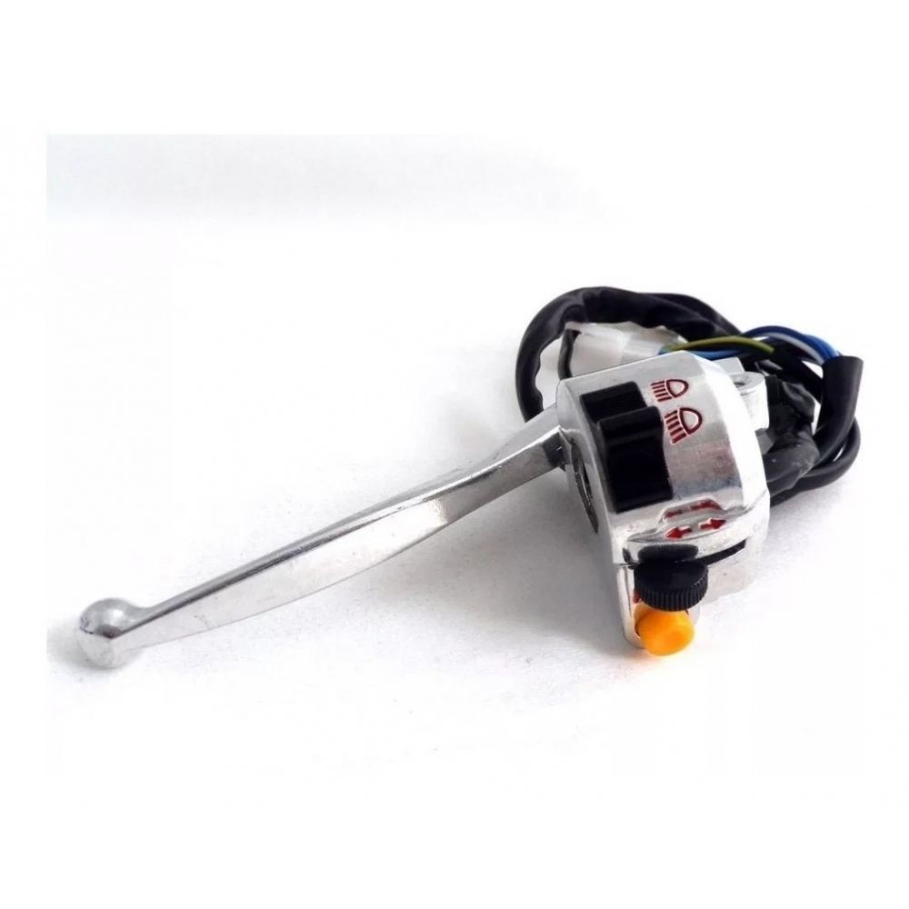 Interruptor Chave Luz Moto Shineray Xy 50 Esquerda C/ Manete