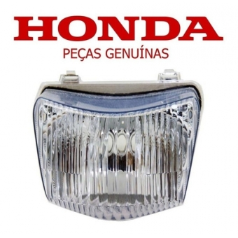Farol Bloco Optico Ótico Moto Pop 100 2007 2008 2009 2010 2011 2012 2013 2014 2015 Original Honda
