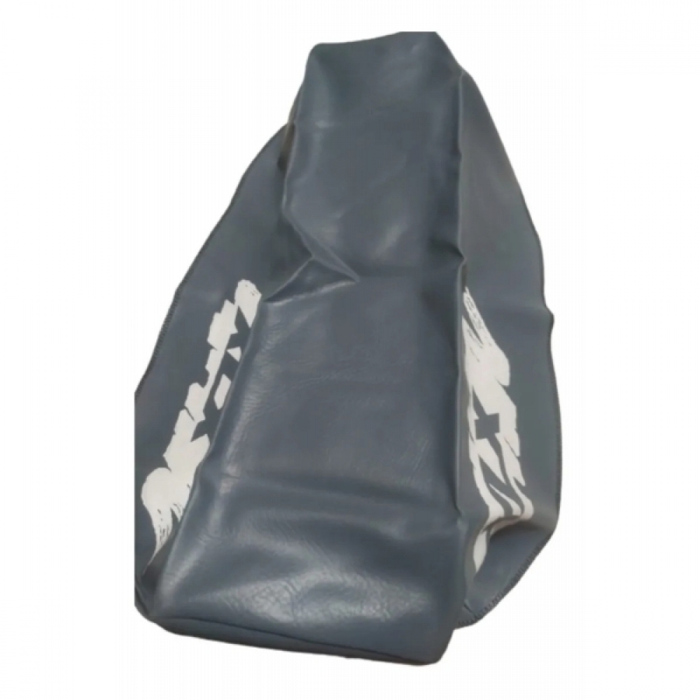 Capa De Banco Moto Honda Xlx 250 Modelo Original Cinza C/ Escrita - Preto