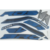 Kit Adesivos Faixas Nxr Bros 160 Esdd 2018 Azul Jogo Adesivo