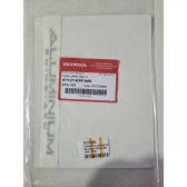 Adesivo Emblema Aluminium Balança Xre 300 Xr 250 Tornado Cbx 250 Twister Original Honda
