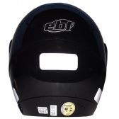 Capacete Moto Aberto Ebf Thunder Open Solid Preto Para Motoqueiro Motociclista C/ Selo Do Inmetro - Preto Brilho