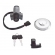 Jogo Chave Contato Miolo Ignição Moto Cg Fan 150 2014 2015 Kit C/ Tampa Tanque Trava