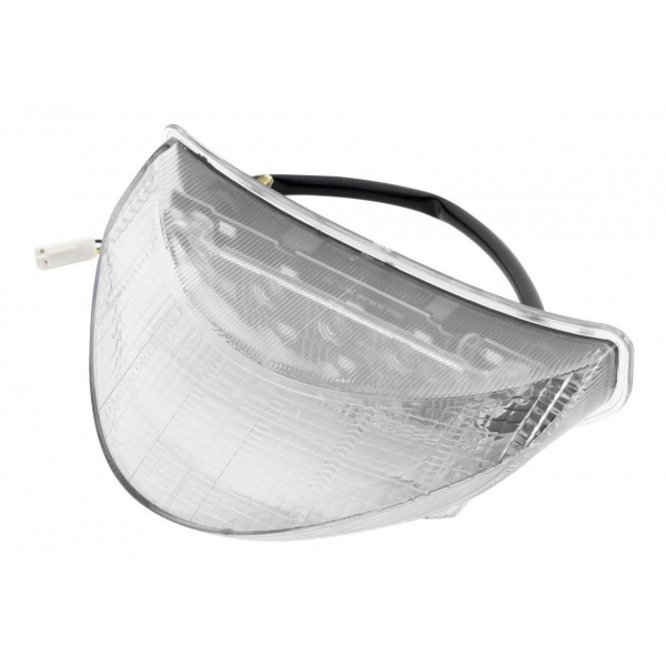 Lanterna Luz Freio Led Traseira Moto Cb 600 Hornet 2008 2009 2010 2011 Completa Lente Cristal