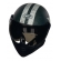 Capacete Moto Custom Peels F21 Us Army Tank Aviador C/ 2 Viseiras Queixeira Removível - Verde Militar