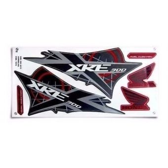 Kit Adesivo Faixa Honda Xre300 Xre 300 Vermelha 2012 Jogo Adesivos
