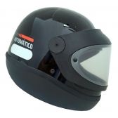 Capacete Moto Automático Ebf Solid Classic C/ Viseira Automática C/ Selo Inmetro - Preto