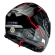 Capacete Moto Robocop Bieffe Premium B- Dynamic Attractie Vermelho Escamoteavel C/ Óculos Lançamento