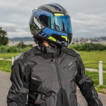 Jaqueta Masculina Moto Impermeável X11 Evo 4 Esportiva C/ Proteção Para Motociclista Preta