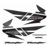 Kit Adesivos Faixa Cbx 250 Twister 2008 Prata Jogo Adesivo