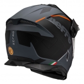 Capacete Moto Big Trail Bieffe B-Trail Delux Cross Cinza Dark Preto C/ Óculos Sol Lançamento