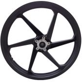 Roda Liga Leve Magnésio Moto Titan 150 Fan 150 até 2013 ( Freio a Disco ) 6 Pontas Scud - Preta
