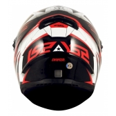 Capacete Moto Fechado Ls2 Ff358 Classic Draze Branco Preto Vermelho C/ Selo Inmetro Lançamento